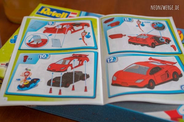 Revell Junior Kit - Modellbausatz Kinder Rennauto Racecar Anleitung